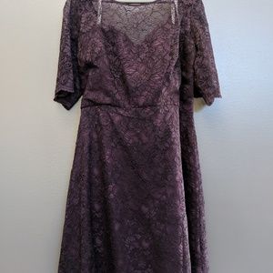 Davids bridal lace dress size 22